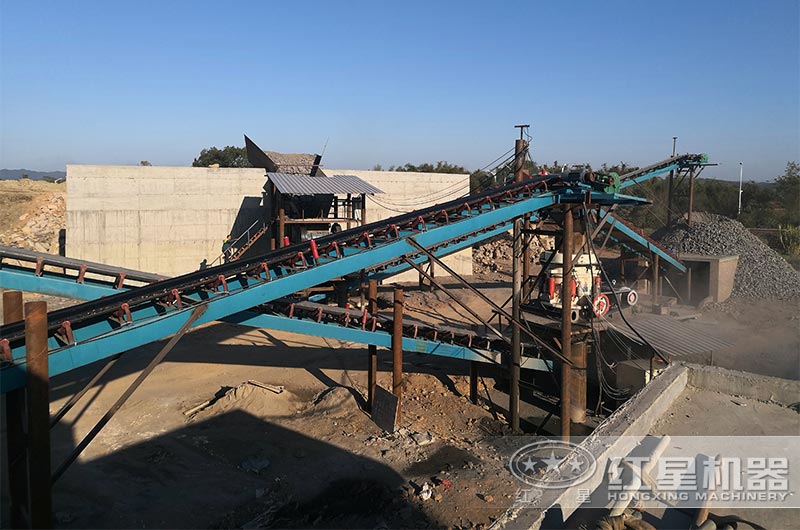 机制砂生产线现场实拍 机制砂生产线现场实拍