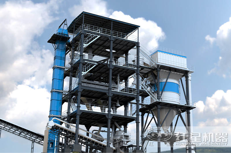 砂岩制砂楼搭建现场实拍图 砂岩制砂楼搭建现场实拍图