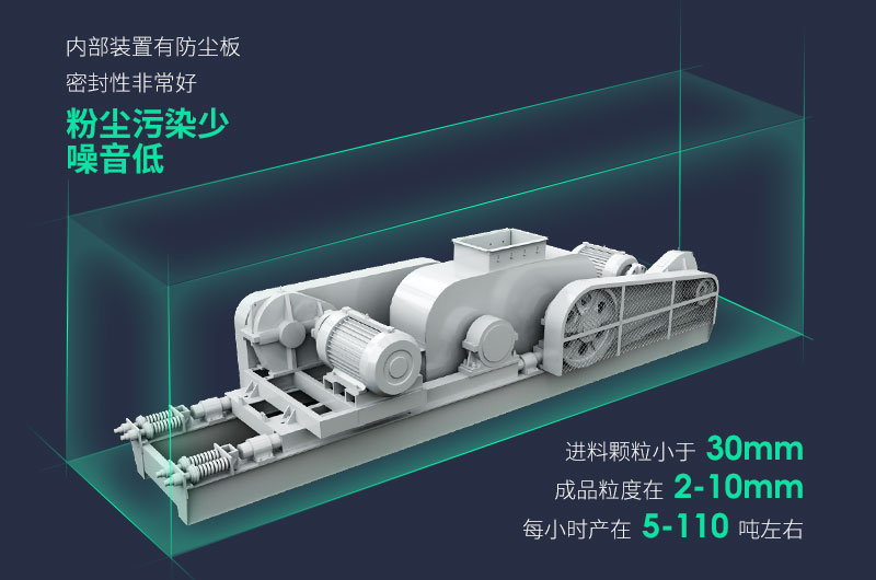 沙石粉碎机内部环保设计